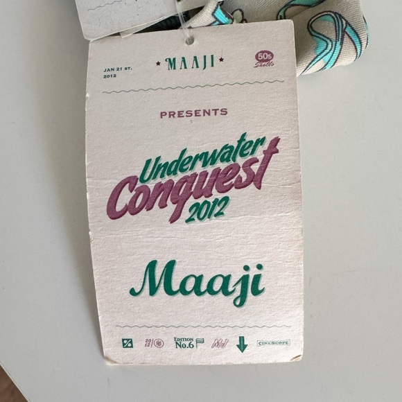 New! MAAJI • Bias Splash Bikini Top - Picture 11 of 14